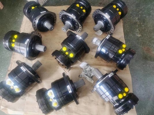 Moteur à piston hydraulique Poclain en fonte Ms02 à deux vitesses et à une seule vitesse