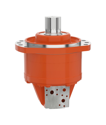 Le moteur à piston hydraulique POCLAIN MS à une vitesse nominale comprise entre 100 et 125 r/min