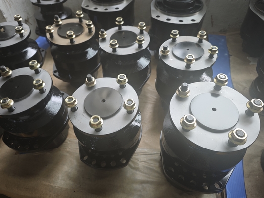 Moteur à piston hydraulique personnalisé, couple en fonte 2950-5100 Nm