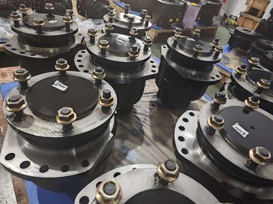 Le moteur hydraulique à couleur personnalisée fournit un couple à basse vitesse pour les machines de construction