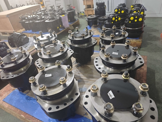 Le moteur hydraulique à couleur personnalisée fournit un couple à basse vitesse pour les machines de construction