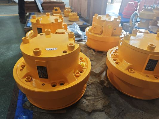 Moteur de roue hydraulique à piston, type de contrôle, fonte robuste et durable
