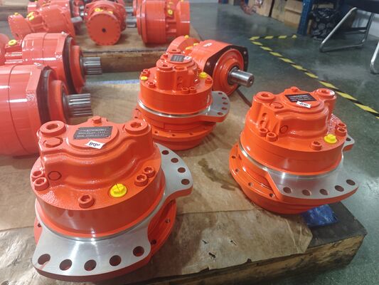 Pression nominale 40 MPa Moteur à piston hydraulique Type de puissance de l'huile hydraulique Configurations à vitesse unique et double offertes