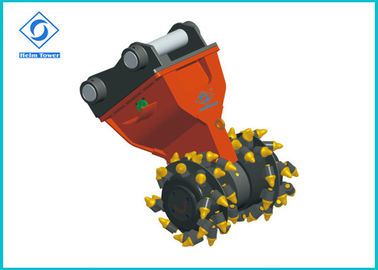 Coupeur de tambour à faible bruit pour l'excavatrice, coupeur rotatoire hydraulique flexible HDC50