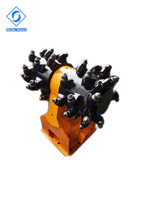 Coupeur de tambour rotatoire hydraulique adapté aux besoins du client pour l'excavatrice HDC50